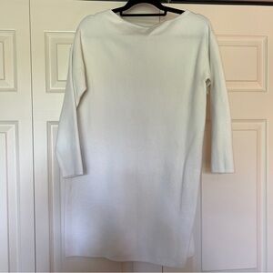 Treasure and Bond White Long Sleeve Sweater Dress Size Medium